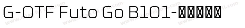 G-OTF Futo Go B101字体转换